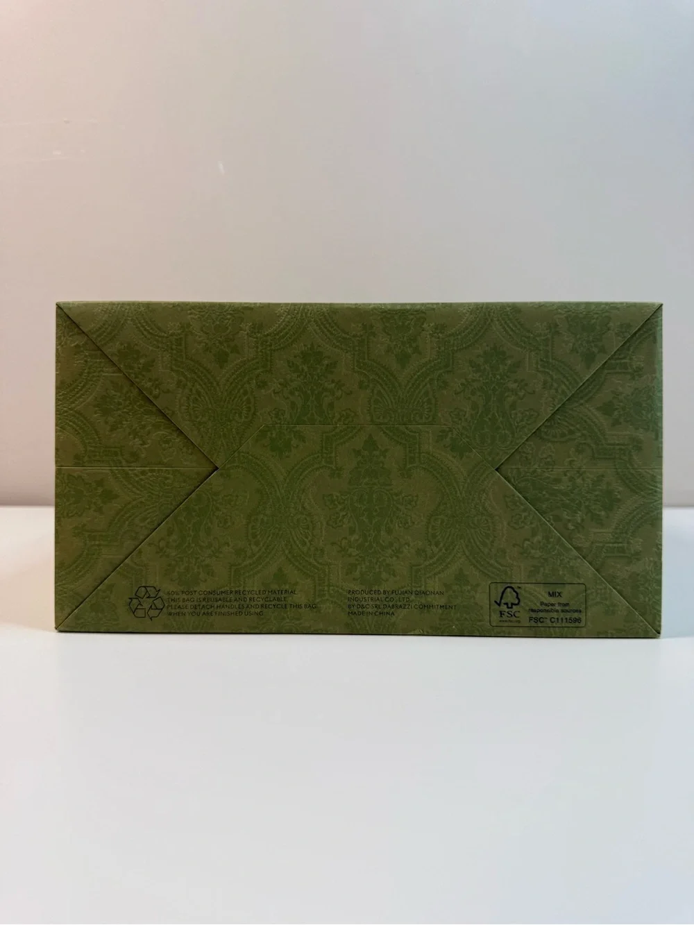 Gucci Green Shopping Gift Bag Dust Bag Cards Packaging Bundle Set